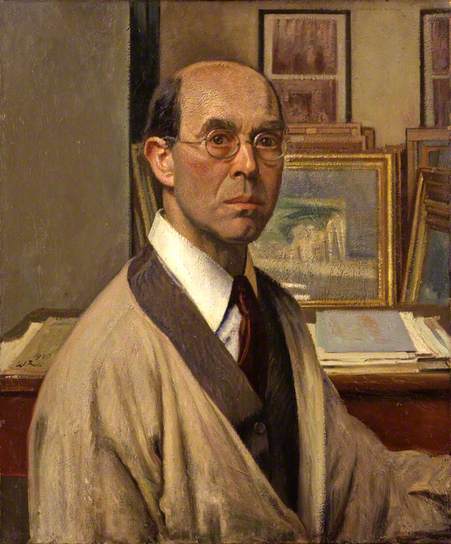 Self-Portrait 1930 by Sir William Rothenstein (1872-1945) National Portrait Gallery London